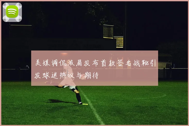 美媒调侃浓眉发布首款签名战靴引发球迷热议与期待