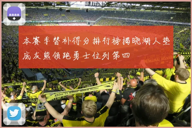 本赛季替补得分排行榜揭晓湖人垫底灰熊领跑勇士位列第四
